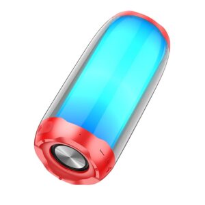 HOCO bluetooth / wireless speaker Pulsating colorful LED sports HC8 red