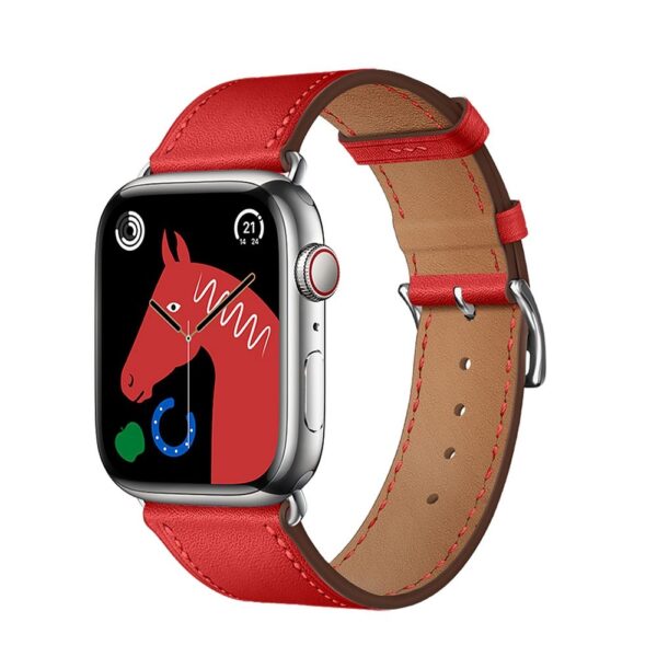 HOCO strap for Apple Watch 38/40/41mm Elegant leather WA17 red