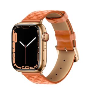 HOCO strap for Apple Watch 38/40/41mm Elegant leather WA18 orange