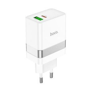 HOCO travel charger Type C + USB QC3.0 Power Delivery 30W Starter N21 white