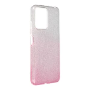 SHINING Case for XIAOMI Redmi NOTE 12 5G clear/pink