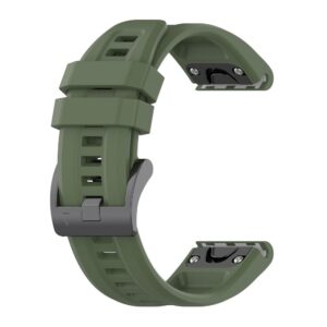 Wristband for smartwatch Garmin FENIX 3 / 3HR / 5X / 6X / 6X PRO / 7X / 7X PRO dark green (4)