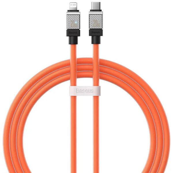 BASEUS cabel Type C to Apple Lightning 8-pin CoolPlay Fast Charging 20W 1m orange CAKW000007