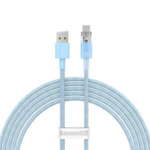 BASEUS cable USB  to Type C Power Delivery Explorer 100W 2m blue CATS010503