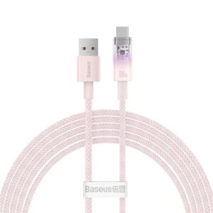 BASEUS cable USB  to Type C Power Delivery Explorer 100W 2m pink CATS010504