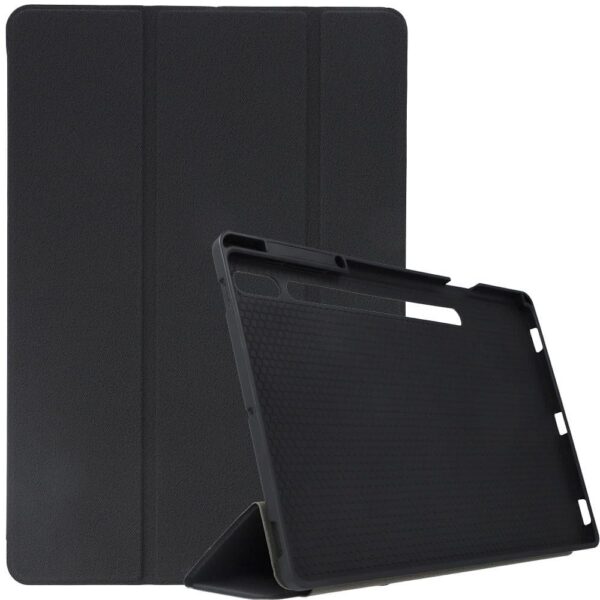 DUX DUCIS Domo - Trifold Case with pencil storage for Samsung Tab S8 Plus (X800/X806)/S7FE(T730/T736B)/S7 Plus (T970/T976B) black