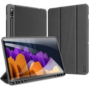 DUX DUCIS Domo - Trifold Case with pencil storage for Samsung Tab S8 (X700/X706)/S7 (T870/T875/T876B) black