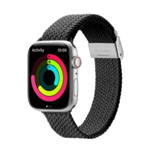DUX DUCIS Mixture II - stretchable braided strap for Apple Watch 38/40/41mm black