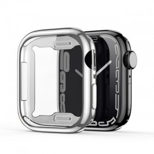 DUX DUCIS Samo - Soft TPU Protective Case for Apple Watch Series 7/8 45mm silver