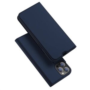 DUX DUCIS Skin Pro - Smooth Leather Case for Apple iPhone 13 Pro Max blue