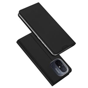 DUX DUCIS Skin Pro - Smooth Leather Case for Redmi 12C black
