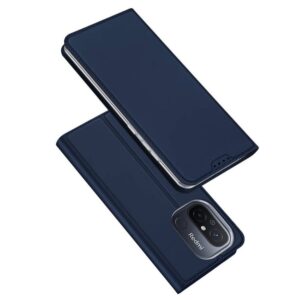 DUX DUCIS Skin Pro - Smooth Leather Case for Redmi 12C blue