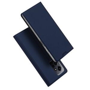 DUX DUCIS Skin Pro - Smooth Leather Case for Redmi Note 12 4G blue