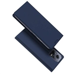 DUX DUCIS Skin Pro - Smooth Leather Case for Redmi Note 12 5G blue