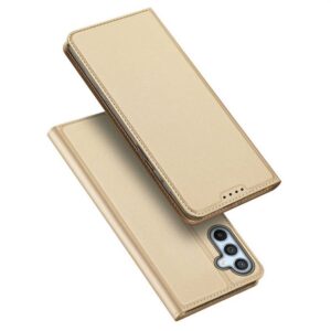 DUX DUCIS Skin Pro - Smooth Leather Case for Samsung Galaxy A54 gold