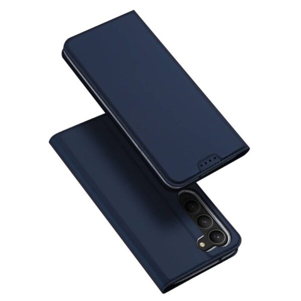 DUX DUCIS Skin Pro - Smooth Leather Case for Samsung Galaxy S23 blue
