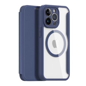 DUX DUCIS Skin X Pro - Folio Case compatible with MagSafe for Apple iPhone 14 Plus blue