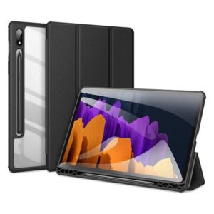 DUX DUCIS Toby - Smart Case with pencil storage for Samsung Tab S8 (X700/X706)/S7 (T870/T875/T876B) black
