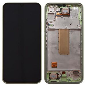 LCD with Touch Screen & Front Cover Samsung A346B Galaxy A34 5G Lime (Original)