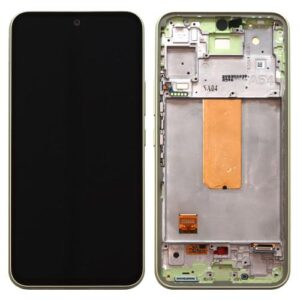 LCD with Touch Screen & Front Cover Samsung A546B Galaxy A54 5G Lime (Original)