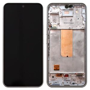LCD with Touch Screen & Front Cover Samsung A546B Galaxy A54 5G White (Original)