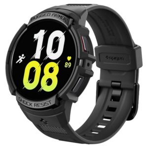 SPIGEN Rugged Armor ”PRO” case for SAMSUNG Galaxy Watch 6 (40 MM) matte black