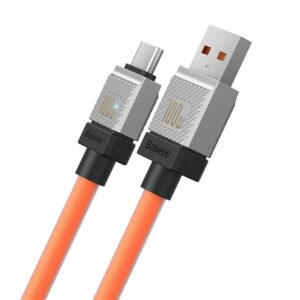 BASEUS cabel USB to Type C CoolPlay Fast Charging 100W 1m orange CAKW000607