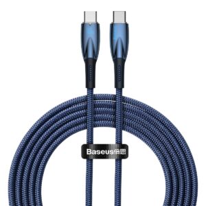 BASEUS cable Type C to Type C Power Delivery 100W Glimmer Series CADH000803 2m blue