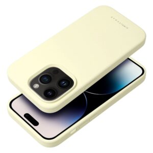 Roar Cloud-Skin Case - for iPhone 15 Pro Light Yellow