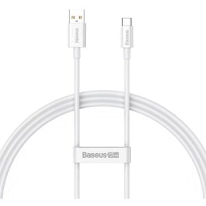 BASEUS cable USB A to Typ C PD 100W 1m white P10320102214-00