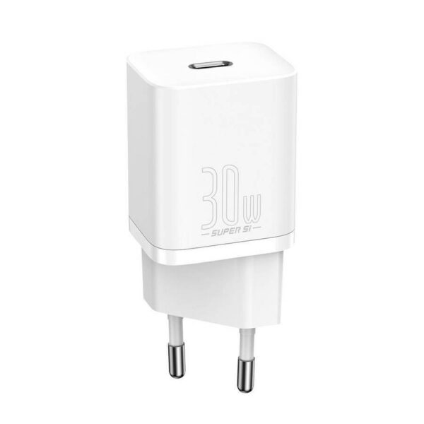 BASEUS charger Type C Super Si Quick Charger IC PD 30W white CCSUP-J02/CCCJG30CE