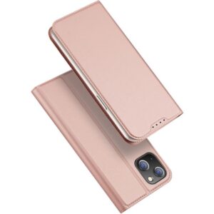 DUX DUCIS Skin Pro - Smooth Leather Case for Apple iPhone 15 Plus rose