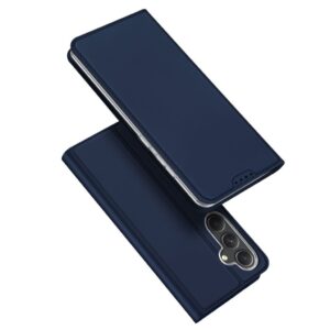 DUX DUCIS Skin Pro - Smooth Leather Case for Samsung Galaxy S23 FE blue