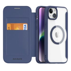 DUX DUCIS Skin X Pro - Folio Case compatible with MagSafe for Apple iPhone 15 Plus blue