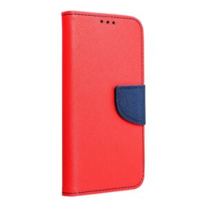 Fancy Book case for IPHONE 15 PLUS red / navy