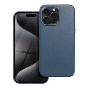 Leather Mag Cover for IPHONE 15 PRO MAX indigo blue