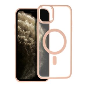 Matte Mag Cover case compatible with MagSafe for IPHONE 11 PRO MAX pink