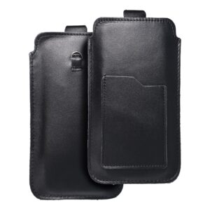 ROYAL - Leather universal blet pocket / black - Size 2XL+wide - SAMSUNG A12 / NOTE 9 / XIAOMI REDMI NOTE 10 PRO