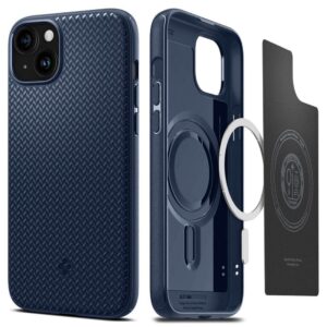 SPIGEN Mag Armor compatible with MagSafe for IPHONE 15 navy blue