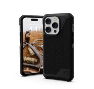 ( UAG ) Urban Armor Gear Metropolis LT case for IPHONE 14 PRO compatible with MagSafe kevlar black