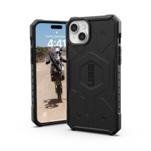 ( UAG ) Urban Armor Gear Pathfinder compatible with Magsafe for IPHONE 15 PLUS black