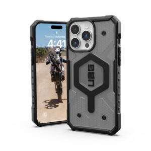 ( UAG ) Urban Armor Gear Pathfinder compatible with Magsafe for IPHONE 15 PRO MAX ash