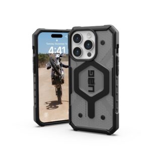 ( UAG ) Urban Armor Gear Pathfinder compatible with Magsafe for IPHONE 15 PRO ash