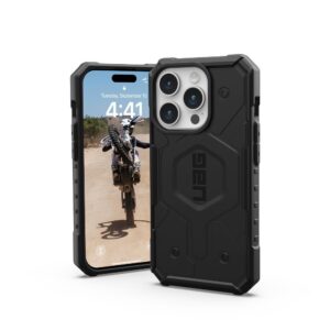 ( UAG ) Urban Armor Gear Pathfinder compatible with Magsafe for IPHONE 15 PRO black