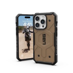 ( UAG ) Urban Armor Gear Pathfinder compatible with Magsafe for IPHONE 15 PRO dark earth