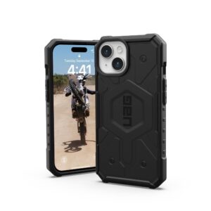 ( UAG ) Urban Armor Gear Pathfinder compatible with Magsafe for IPHONE 15 black