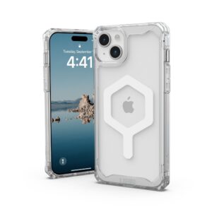 (UAG) Urban Armor Gear Plyo compatible with Magsafe for IPHONE 15 PLUS ice white