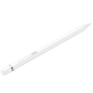BASEUS smooth writing capacitive Stylus Writing 2 Lite LED (active version + wirelles + cable USB A to Lightning 8-pin) 130 mAh white P80015806211-02/BS-PS030