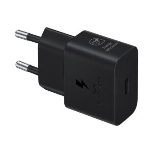 Original Wall Charger Samsung GaN Super Fast Charger EP-T2510XBEGEU USB Typ C 3A 25W black blister