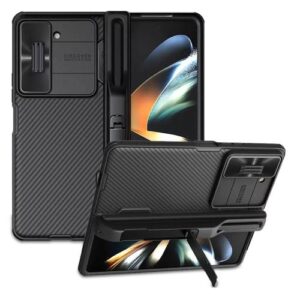 Soft TPU & PC Back Cover Case Nillkin Camshield Pro Samsung F946B Galaxy Z Fold 5 5G Black